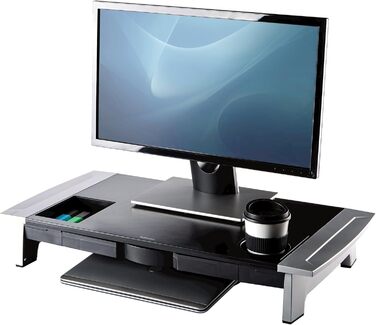 Підставка для монітора Fellowes Office Suites Premium, чорна/антрацит, для офісу