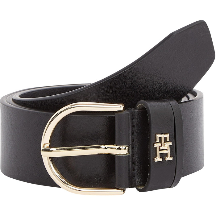 Ремінь жіночий Tommy Hilfiger Essential Effortless 3.5 Aw0aw16837, регульований, чорний (1 шт)