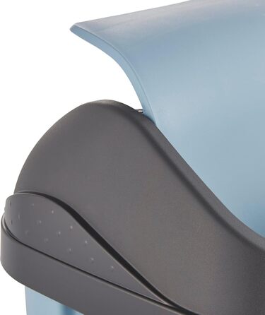 Відро для сміття Keepeer з кришкою-качалкою, Swantje, сірий (Nordic Blue, 25 л)