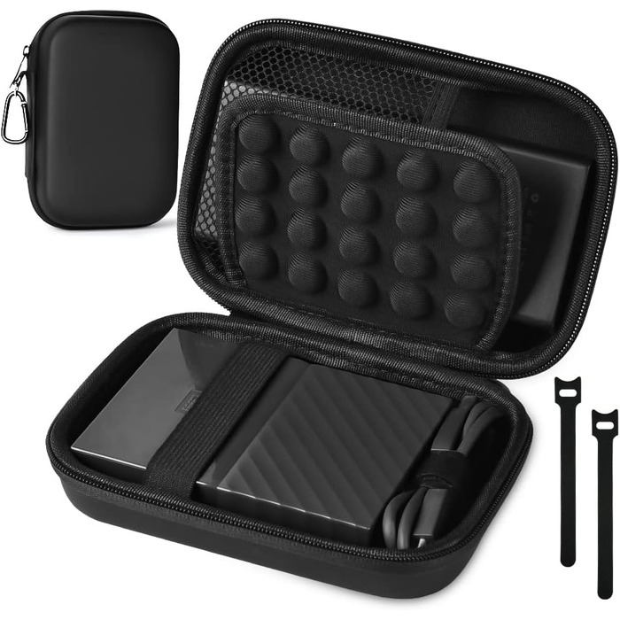 Органайзер для кабелів та аксесуарів: кейс для зарядних пристроїв, USB-накопичувачів, Power Bank та інших гаджетів
