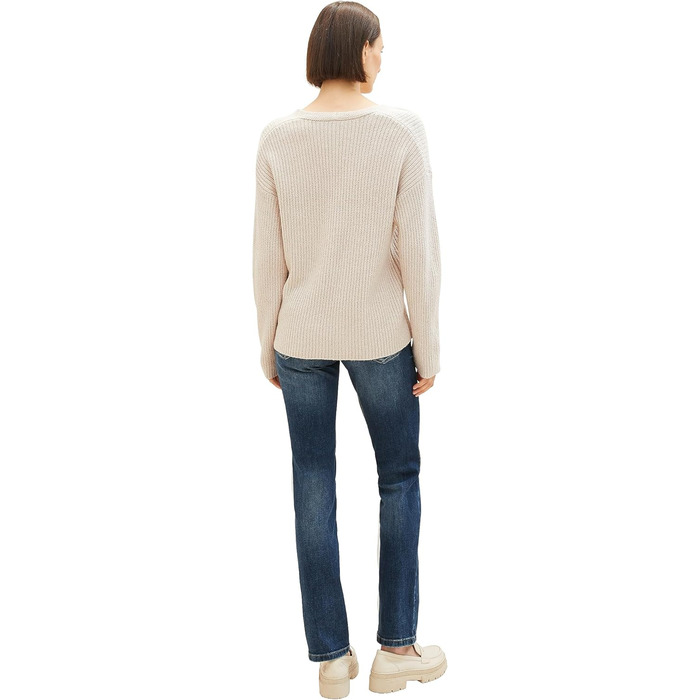 Джинси жіночі TOM TAILOR Alexa Straight 30W/30L, Mid Stone Wash - Оригінальний денім