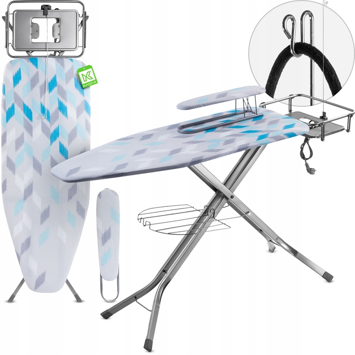 Прасувальна дошка стандартна з рукавом Kadax, 130 см x 48 см