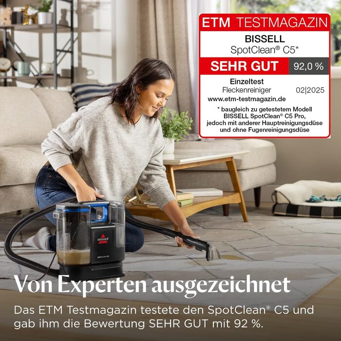 Портативний мийник для килимів Bissell SpotClean C5 - для дому, авто, човнів та диванів