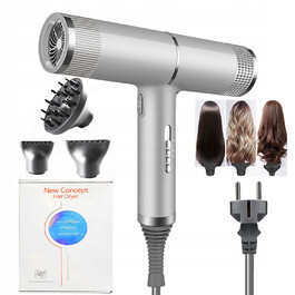 Універсальний фен для волосся 3в1 з іонізацією та 3-ма насадками-дифузорами, 1000 Вт