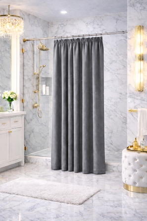 Текстильна штора для ванни NOW-ART, 150 x 180 см