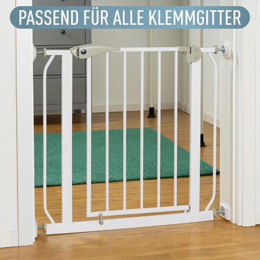 Захист для сходів IB Style Berrin - сітка для дітей та собак, без свердління, чорний, 67-75 см (4 накладки на стіну)