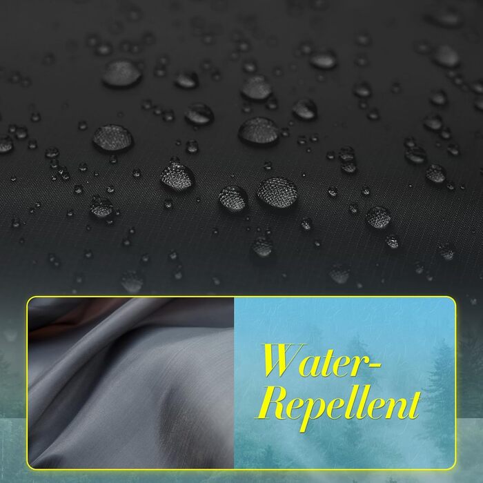 Спальний мішок для дорослих | 3 сезони | Ультралегкий 1400г | Водостійкий, компактний | Мумієподібний для кемпінгу, походів, відпочинку на природі. Чорний