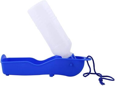 Поїлка для собак у подорожі: складана пляшка для води 250/500 мл. Зручна для собак та котів.