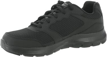 Чоловічі кросівки Skechers Flex Advantage 4.0 - чорні, шкіра, сітка, PU оздоблення