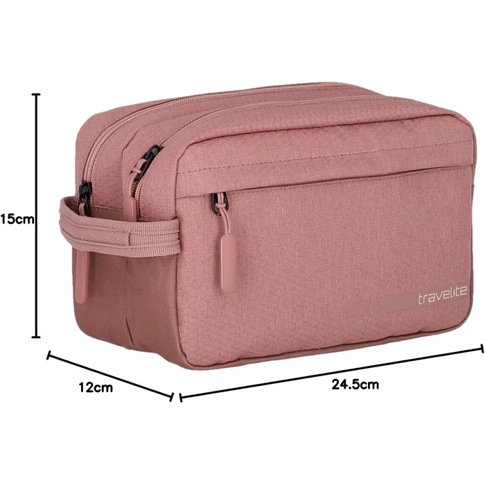 Косметичка для ручної поклажі Travelite Kick Off: практична культбагаж для подорожей та спорту, 26 см, 5 л, антрацит (сірий)