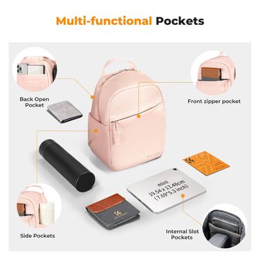 Сумка для камери K&F Concept, слін-рюкзак, рожевий, 5 літрів, для DSLR/SLR