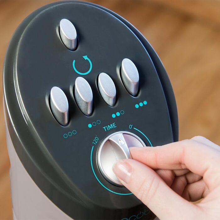 Турбовентилятор Cecotec EnergySilence 9090 Skyline, 76 см, білий, висота 30 дюймів, ручне керування