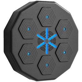 SPORTNOW Електронна Bluetooth-коробка з музикою та світлодіодами, смарт-ціль для дорослих, що кріпиться на стіну, ідеально підходить для домашніх тренувань