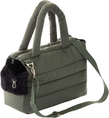 Транспортна сумка для собак та котів (M) - 40 x 20 x 30 см, оливковий колір