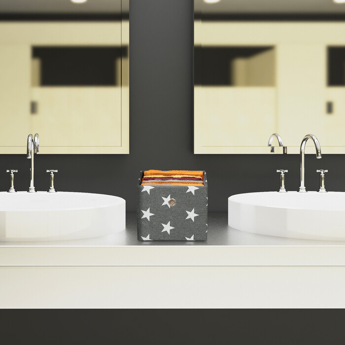 Set of 2 Star-Shaped Storage Boxes