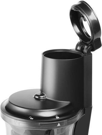 Nutribullet Slow Juicer, Cold Press Juicer, Fruit and Vegetable Extractor, Fruit Juice Press, Daily Use, 1.8 L Pulp Container, Black, NBJ500