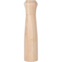 Набір дерев'яних мельниць для солі та перцю KKC з регульованим керамічним механізмом, 10 дюймів (гума)