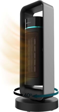 Керамічний обігрівач Cecotec ReadyWarm 2000 Max: поворотний дизайн, 2000 Вт, 3 режими, термостат, безпека