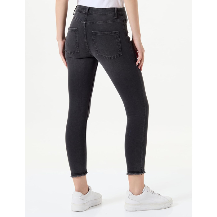 Джинси скінні ONLY ONLBLUSH Wash Black, середньої посадки, 7/8 довжини (L/32L)