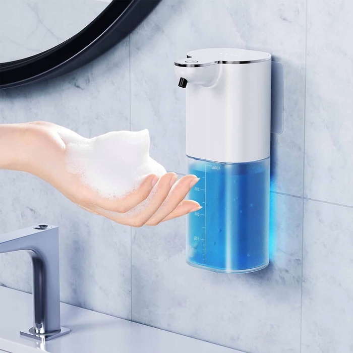 Автоматичний безконтактний дозатор мила-піни з акумулятором, 400 мл