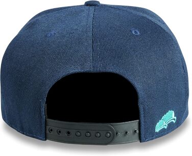 Кепка Snapback Soulbuddy - унісекс, стильна кепка для чоловіків та жінок, блакитно-бірюзовий колір