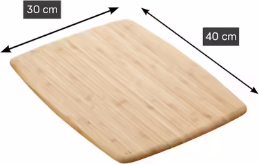 Cutting board, kitchen accessory for cutting bread, meat, fruit, and vegetables, 40x30x1.2cm