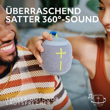 Портативна Bluetooth колонка Ultimate Ears WONDERBOOM 4 (Синій) - Водонепроникна, пилозахищена, з радіусом дії 40м та об'ємним звуком 360°