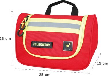 Сумка для ванної кімнати Tee-UU Hero | Міцна, з відділеннями, різні кольори (червоний)