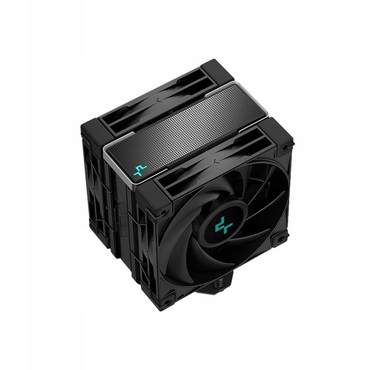 Кулер для процесора Deepcool AK400 Zero Dark Plus, активне охолодження, чорний, TDP 220 Вт