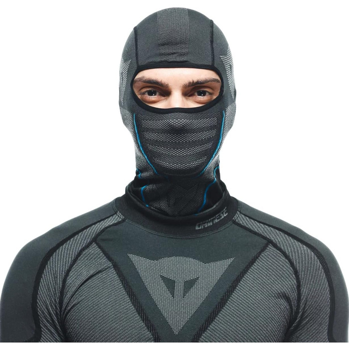 Балаклава Dainese Dry чорна/синя, універсальна, для мотоциклістів, унісекс, для всіх сезонів, італійська якість