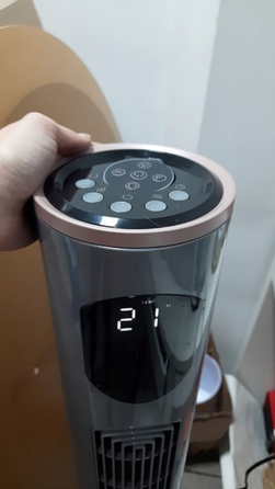 Колонний вентилятор Cecotec EnergySilence 9090 Skyline Smart, сріблястий/сірий