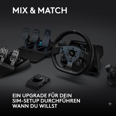 Руль Logitech G29 Driving Force з Force Feedback, 900° обертів, шкіряне покриття, педалі з нержавіючої сталі, сумісний з PS4/PS3/PC/Mac, чорний