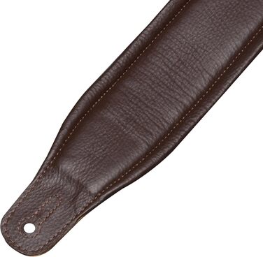 Гітарний ремінь Levy's Leathers Amped Series з натуральної шкіри, темно-коричневий