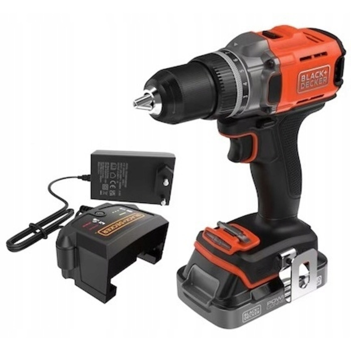 Акумуляторний шурупокрут Black+Decker 18V BCD382D1XC