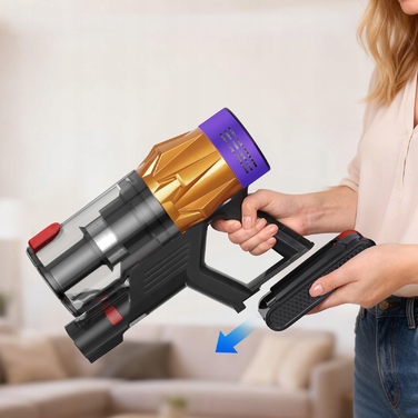 Вертикальний пилосос Blossom V18 550W 50000PA, сріблястий/сірий