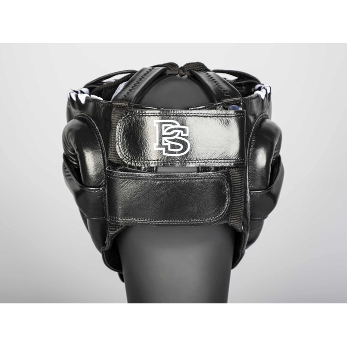 Paffen Sport PRO Mexican Boxing Headgear - Sparring Headguard for Kickboxing, Muay Thai - White (M/L, Black)