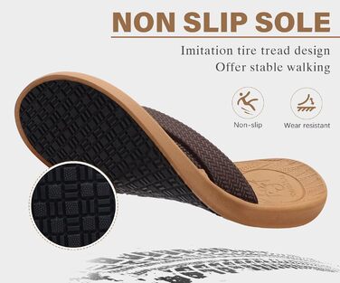 Шльопанці чоловічі KuaiLu Comfy для широкої ноги, нековзні, хакі (48 EU)