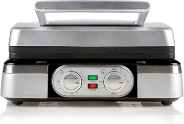Вафельниця DOMO DO9280W для приготування бельгійських вафель - антипригарне покриття, 1520W, білий (Inox)