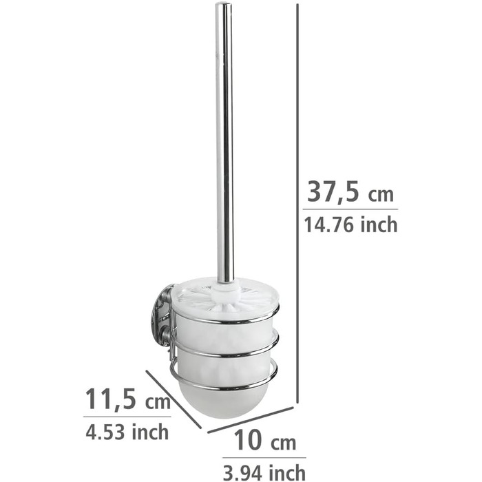Набір для туалету WENKO Turbo-Loc® (37.5 x 11.5 x 10 см)