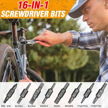 Gift for Men, BIBURY Multitools, Outdoor Multi Tool Folding Pliers with Improved Scissors and Screwdriver, Stainless Steel Multitools with Nylon Pouch, Christmas Gifts for Dad