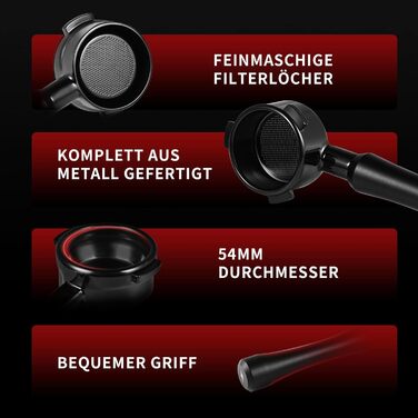 Портфільтр MHW-3BOMBER Astra 54 мм без дна для еспресо-машин Sage/Breville Barista Express BES870XL/BES878/BES880, модель BP7025B-OS