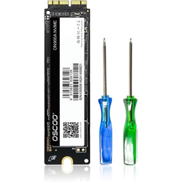 SSD 2TB NVMe PCIe Gen3.0x4 для Mac (2013-2018) - Швидкість до 2000 МБ/с читання, 1600 МБ/с запису