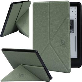 Чохол для Kindle Paperwhite 11 (2021) та Kindle Paperwhite Signature Edition, PU-шкіра, вертикальний/горизонтальний перегляд, блакитно-зелений