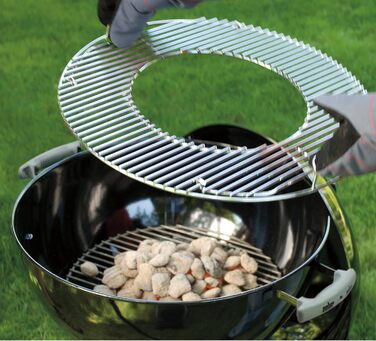 Решітка для гриля Weber Gourmet BBQ System 57 см, сталь, GBS, срібна (8835)