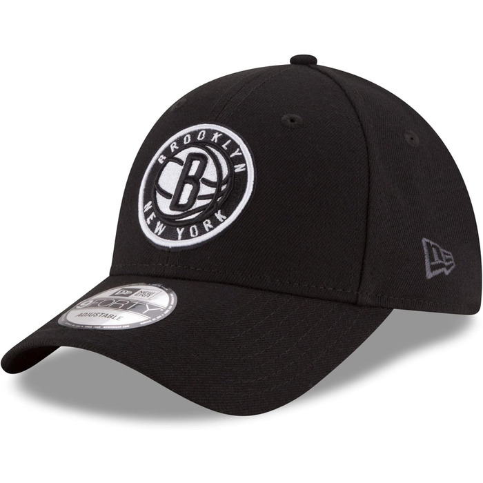 Кепка New Era Brooklyn Nets The League 9Forty Adjustable чорного кольору, універсальний розмір