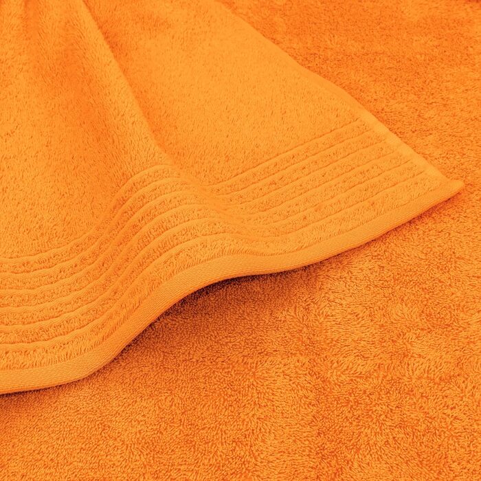 Möve Handtuchset New Classic 6-Piece Towel Set - 2X 30x50 cm + 2X 50x100 cm + 2x67x140 cm, 100% Cotton, orange