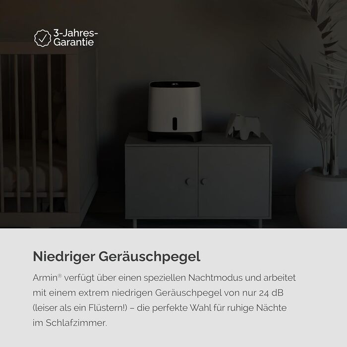 Зволожувач повітря Meaco Armin 300 - для кімнат до 89 м², 4.7 л, для жорсткої та м'якої води