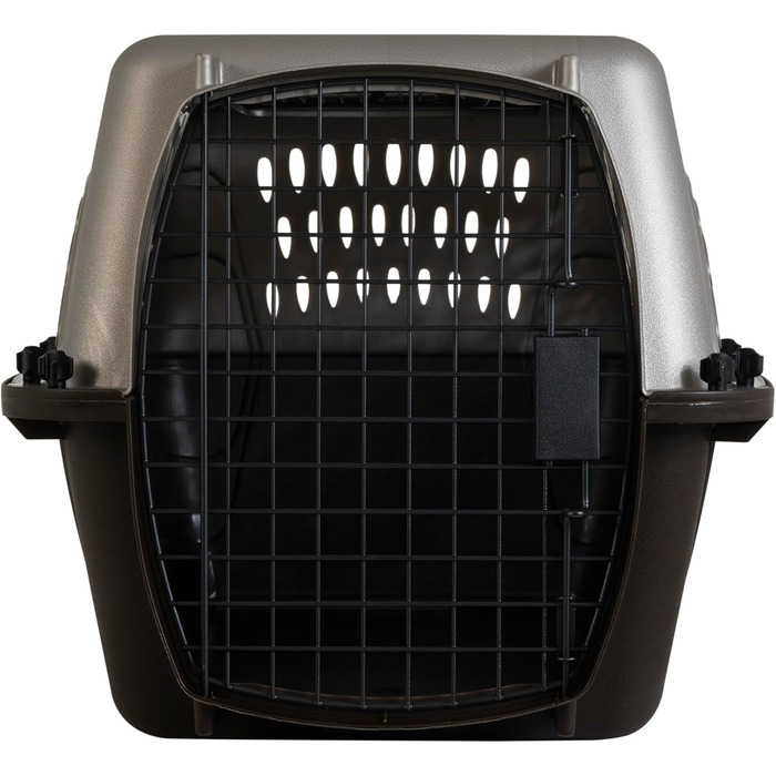 Клітка для собак та котів Petmate, пластикова, одностулкова, з фронтальним доступом, зелена, розмір L (61 x 37 x 43 см)