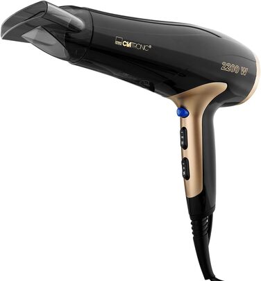 Фен Clatronic® HT 3661: 2200W, іонізація, 3 режими, насадка 360° | Фен з іонізатором, Cool Shot