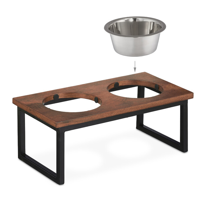 Relaxdays Nap Stand Mango Wood
